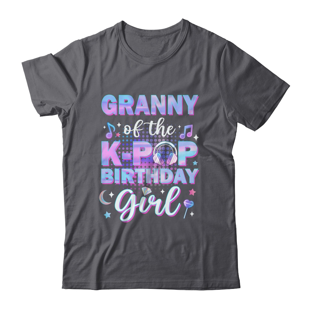 Granny Of The K-Pop Birthday Girl Matching Family Music Shirt & Hoodie | teecentury