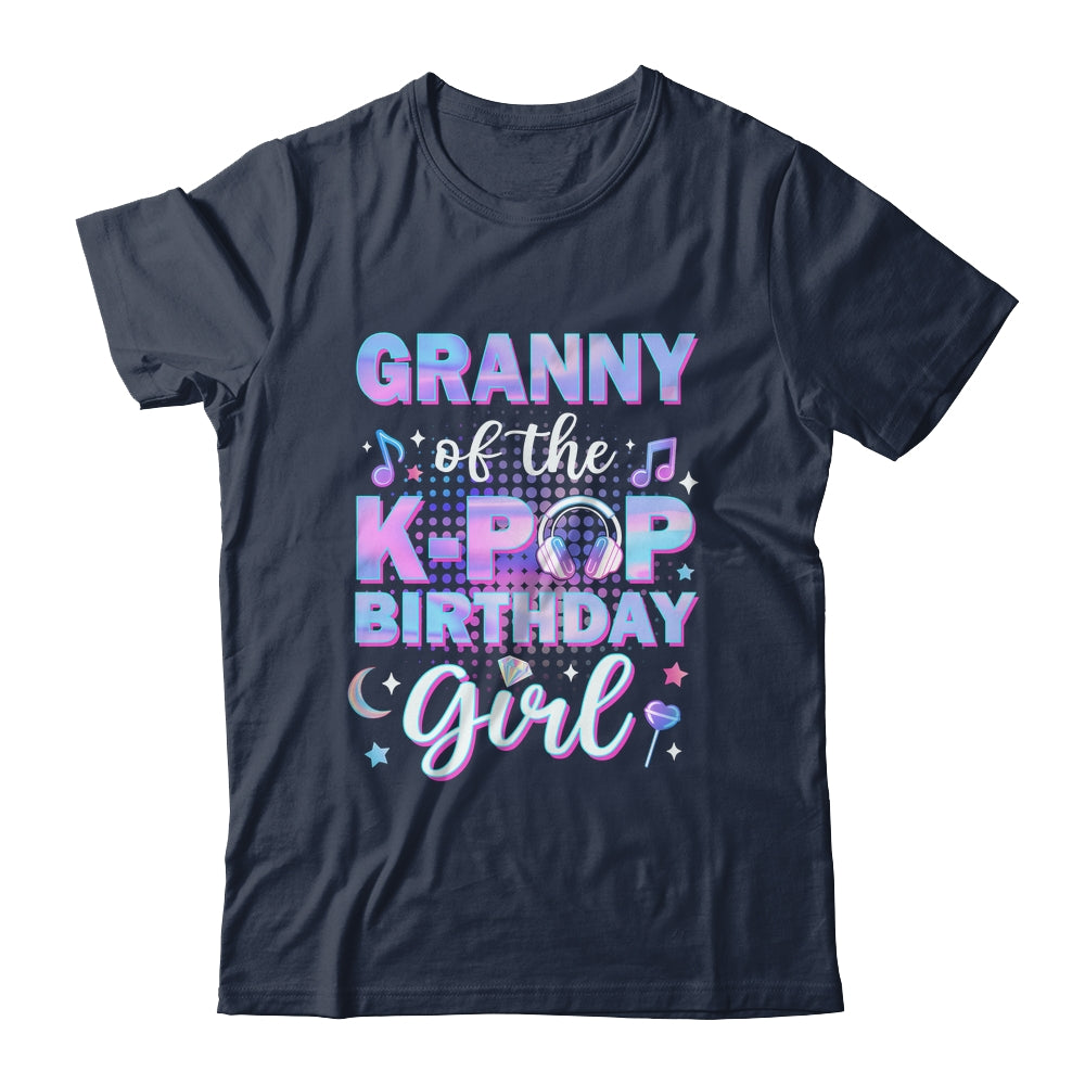 Granny Of The K-Pop Birthday Girl Matching Family Music Shirt & Hoodie | teecentury