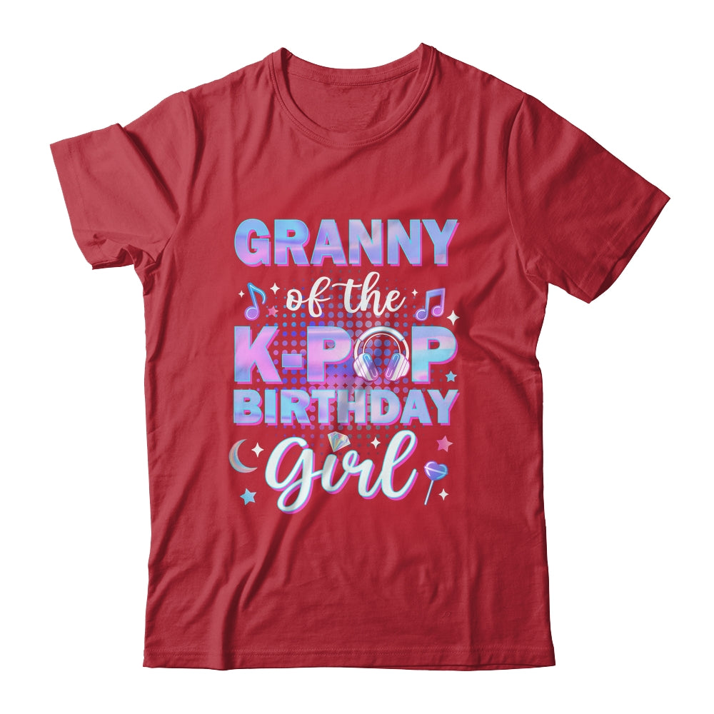 Granny Of The K-Pop Birthday Girl Matching Family Music Shirt & Hoodie | teecentury
