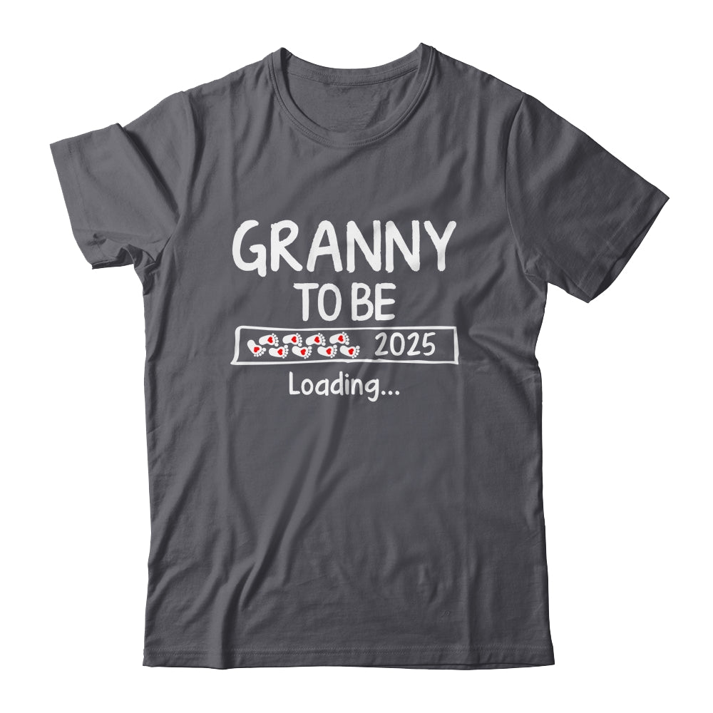Granny To Be 2025 Loading Promoted To Granny Est 2025 Shirt & Tank Top | teecentury