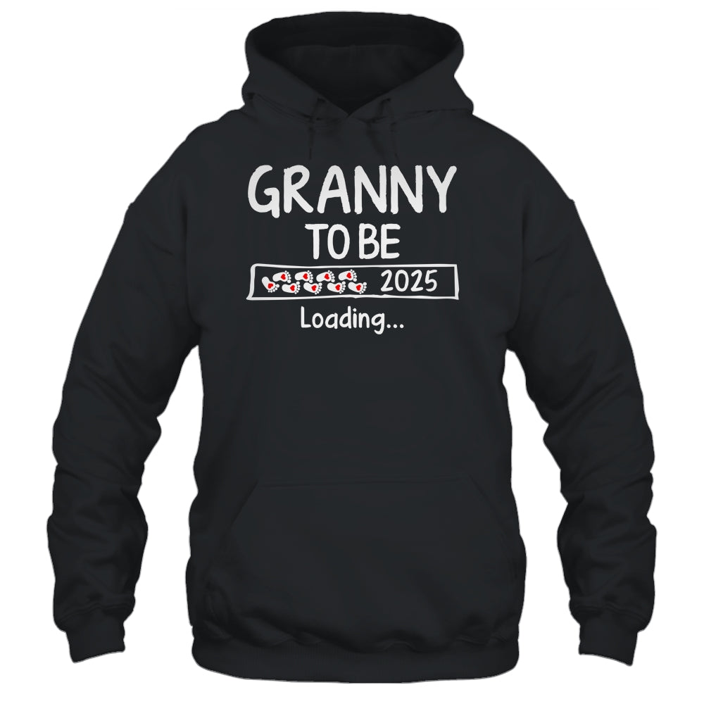 Granny To Be 2025 Loading Promoted To Granny Est 2025 Shirt & Tank Top | teecentury