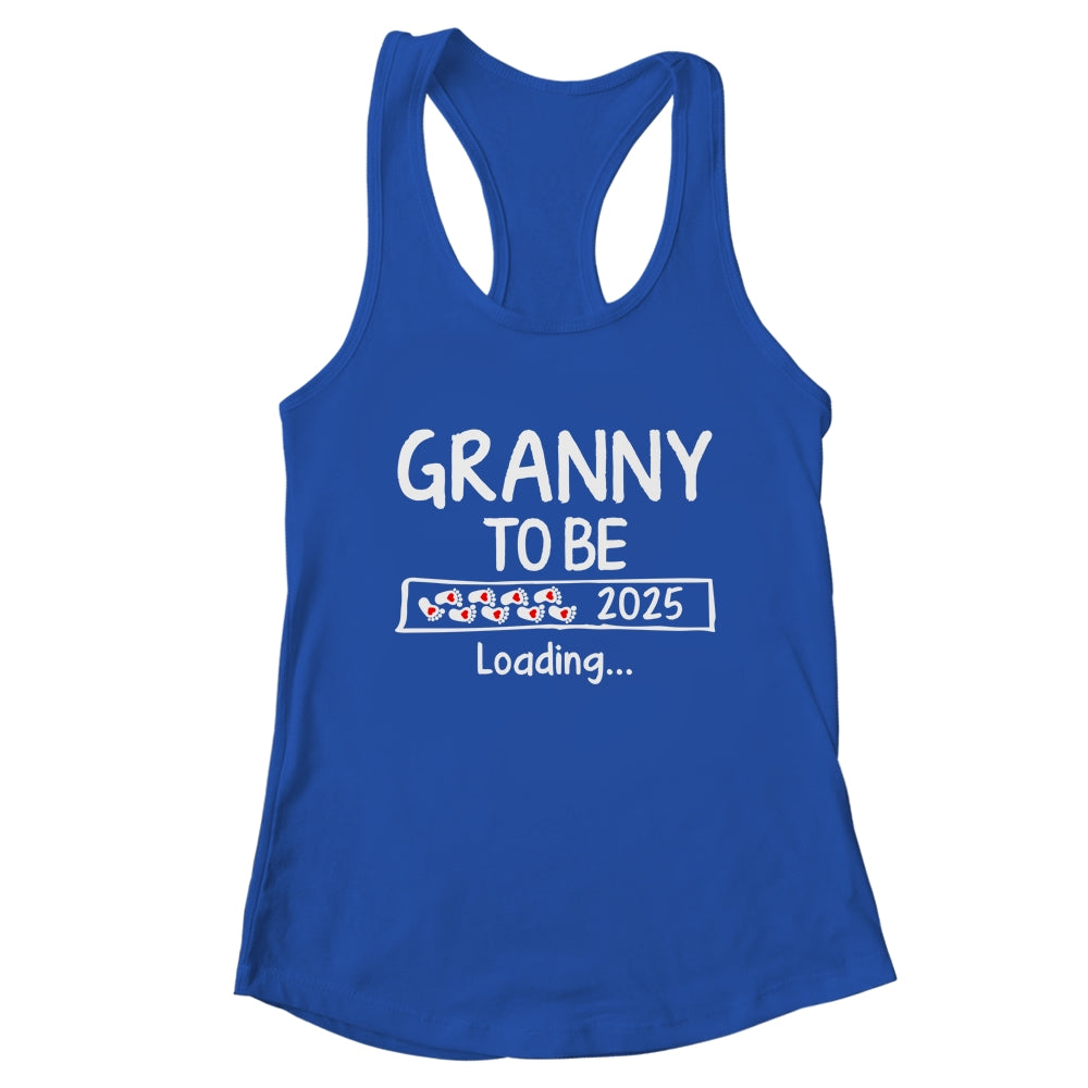 Granny To Be 2025 Loading Promoted To Granny Est 2025 Shirt & Tank Top | teecentury