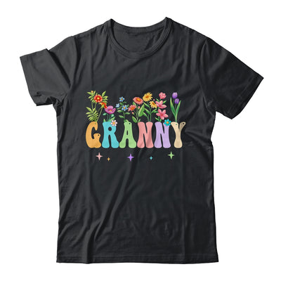 Granny Women Wildflower Floral Design Granny Mothers Day Shirt & Tank Top | teecentury