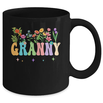 Granny Women Wildflower Floral Design Granny Mothers Day Mug | teecentury