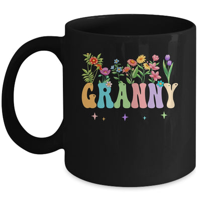 Granny Women Wildflower Floral Design Granny Mothers Day Mug | teecentury