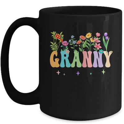 Granny Women Wildflower Floral Design Granny Mothers Day Mug | teecentury