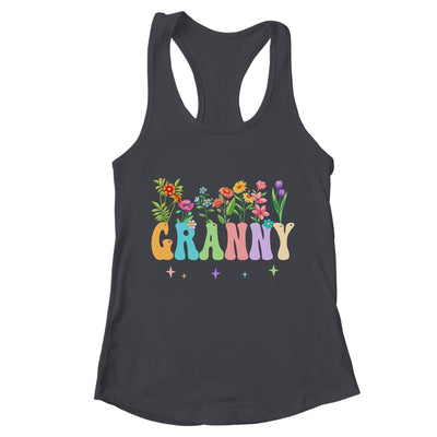 Granny Women Wildflower Floral Design Granny Mothers Day Shirt & Tank Top | teecentury