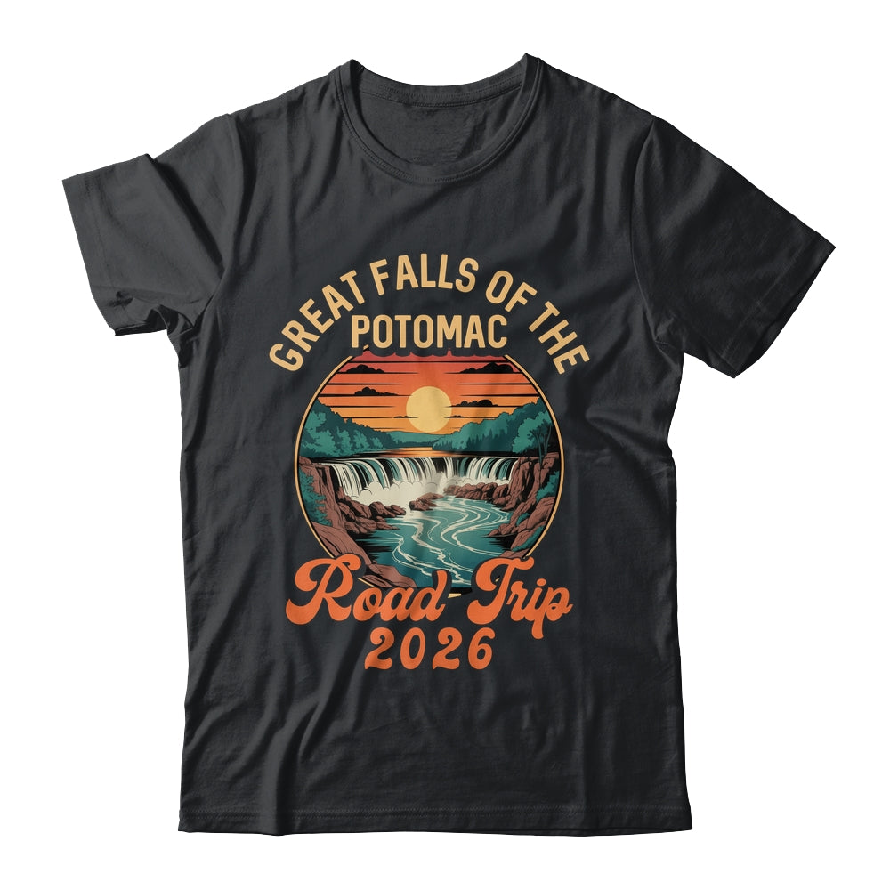 Great Falls Of The Potomac Road Trip 2026 Summer Vacation Family Shirt & Tank Top | teecentury