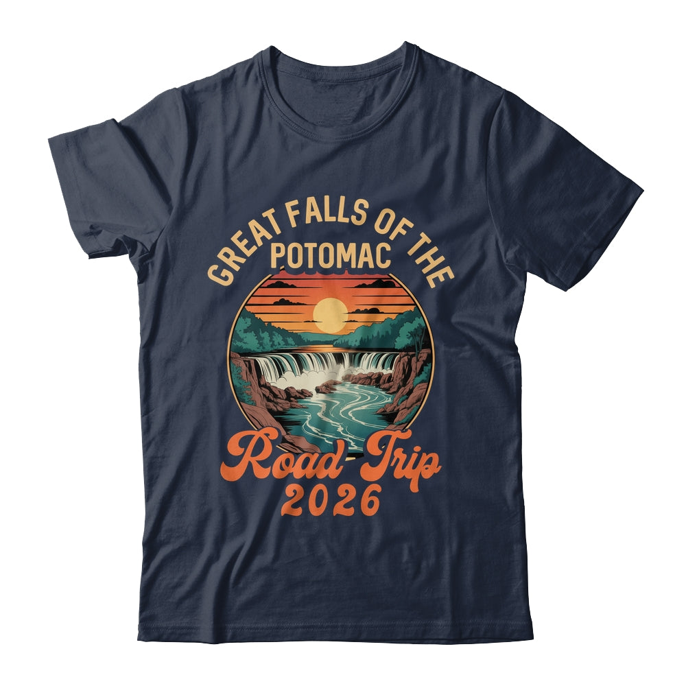 Great Falls Of The Potomac Road Trip 2026 Summer Vacation Family Shirt & Tank Top | teecentury