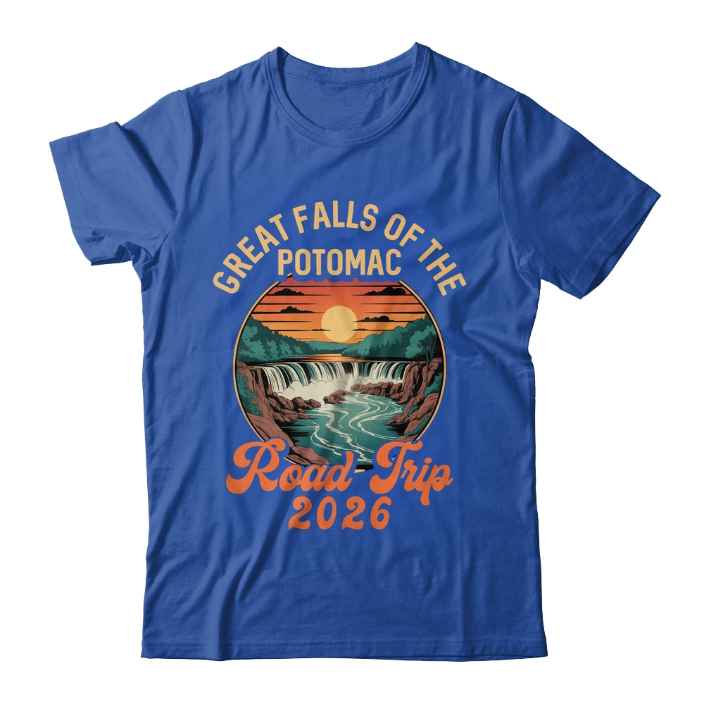 Great Falls Of The Potomac Road Trip 2026 Summer Vacation Family Shirt & Tank Top | teecentury