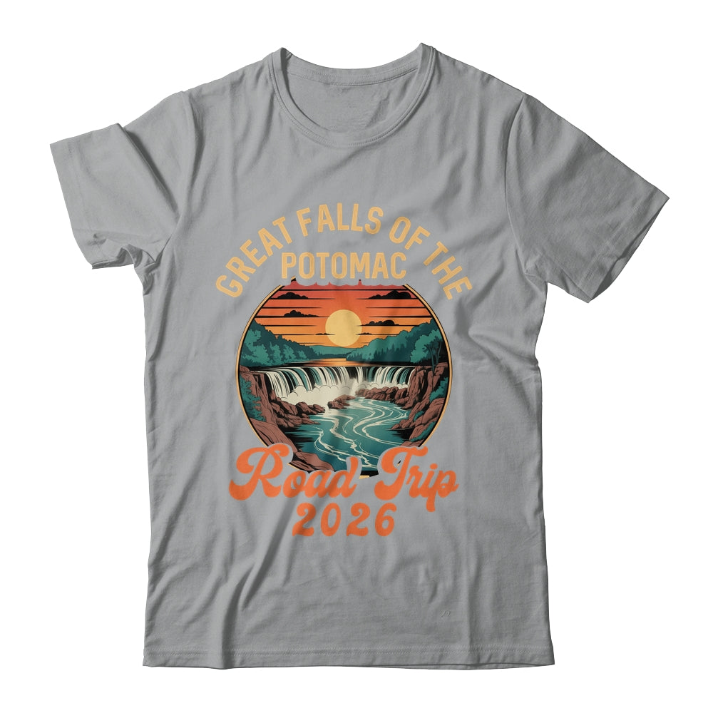 Great Falls Of The Potomac Road Trip 2026 Summer Vacation Family Shirt & Tank Top | teecentury