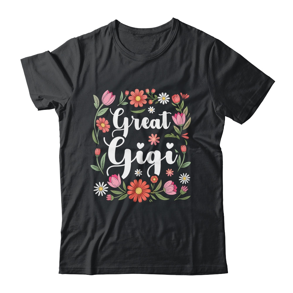 Great Gigi Floral Wildflowers Mother's Day Gigi Women Shirt & Tank Top | teecentury