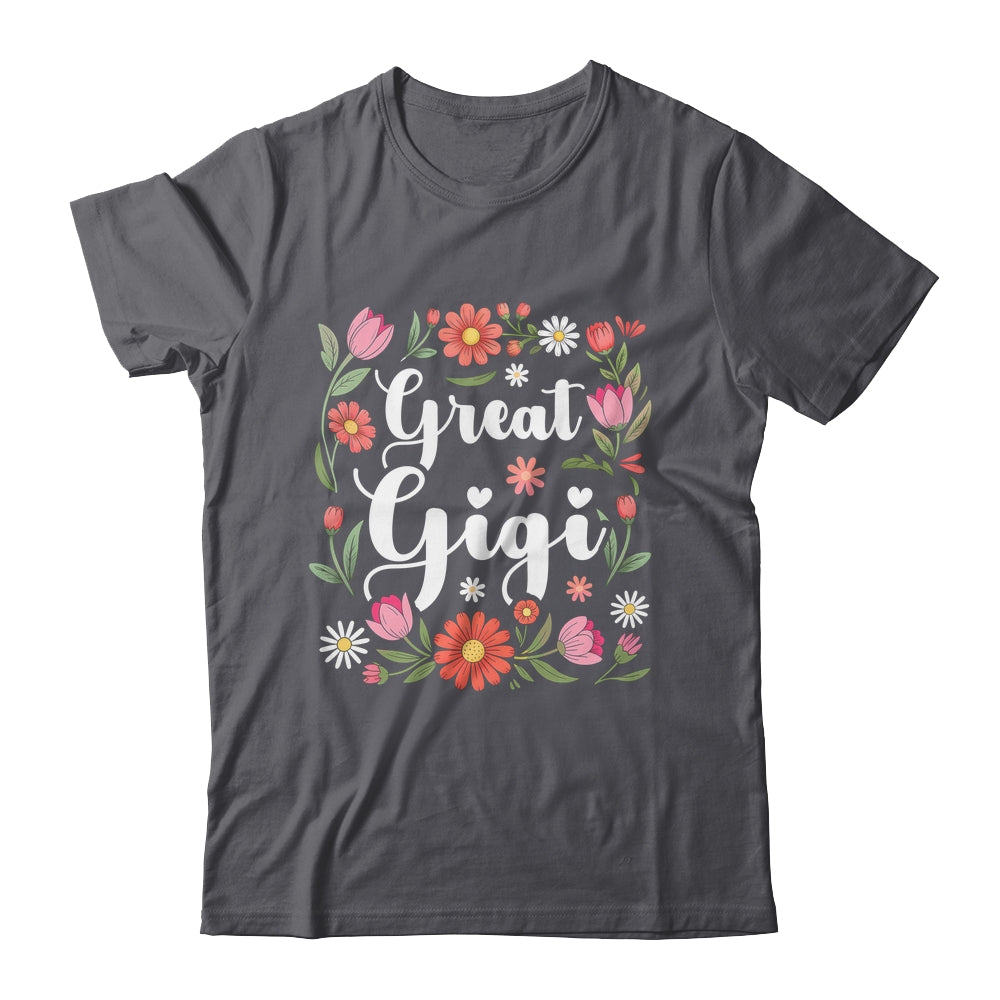 Great Gigi Floral Wildflowers Mother's Day Gigi Women Shirt & Tank Top | teecentury