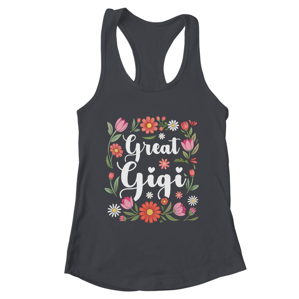 Great Gigi Floral Wildflowers Mother's Day Gigi Women Shirt & Tank Top | teecentury