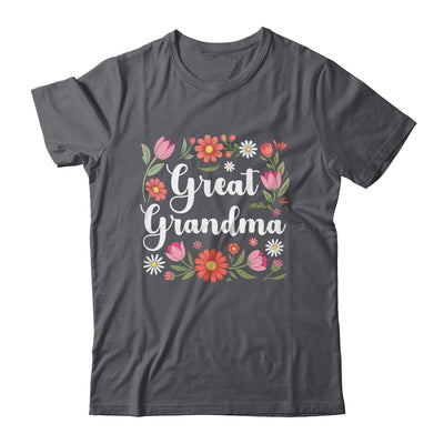 Great Grandma Floral Wildflowers Mother's Day Grandma Women Shirt & Tank Top | teecentury