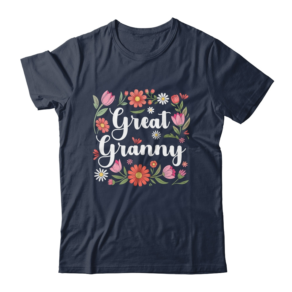 Great Granny Floral Wildflowers Mother's Day Granny Women Shirt & Tank Top | teecentury