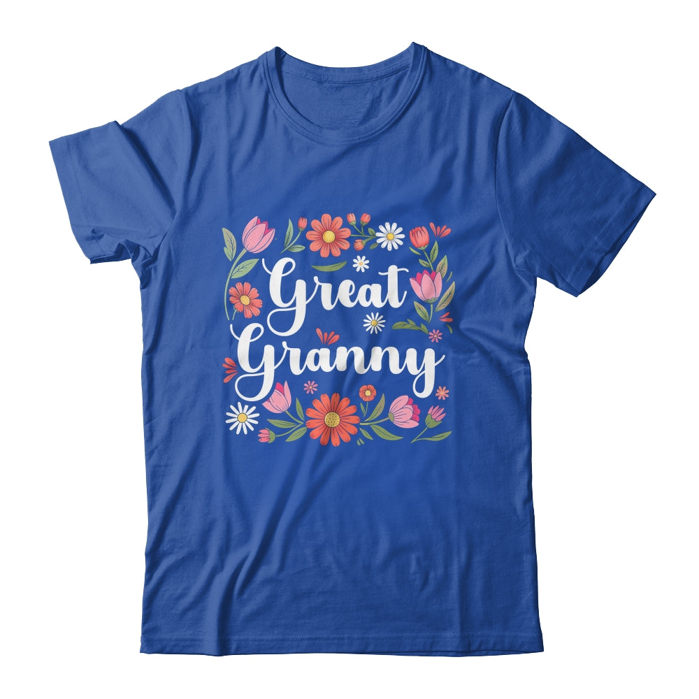 Great Granny Floral Wildflowers Mother's Day Granny Women Shirt & Tank Top | teecentury