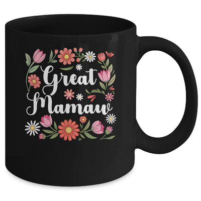 Great Mamaw Floral Wildflowers Mother's Day Mamaw Women Mug | teecentury