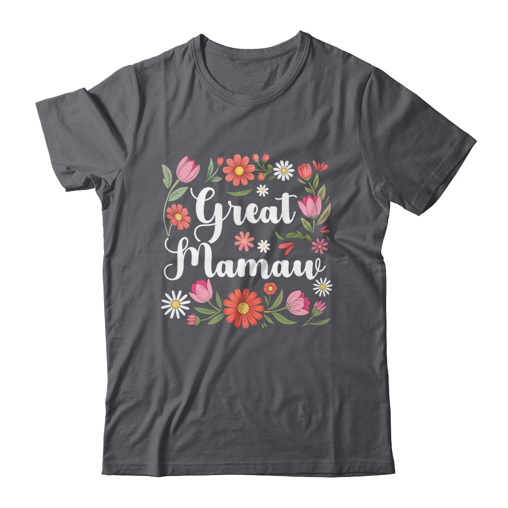 Great Mamaw Floral Wildflowers Mother's Day Mamaw Women Shirt & Tank Top | teecentury