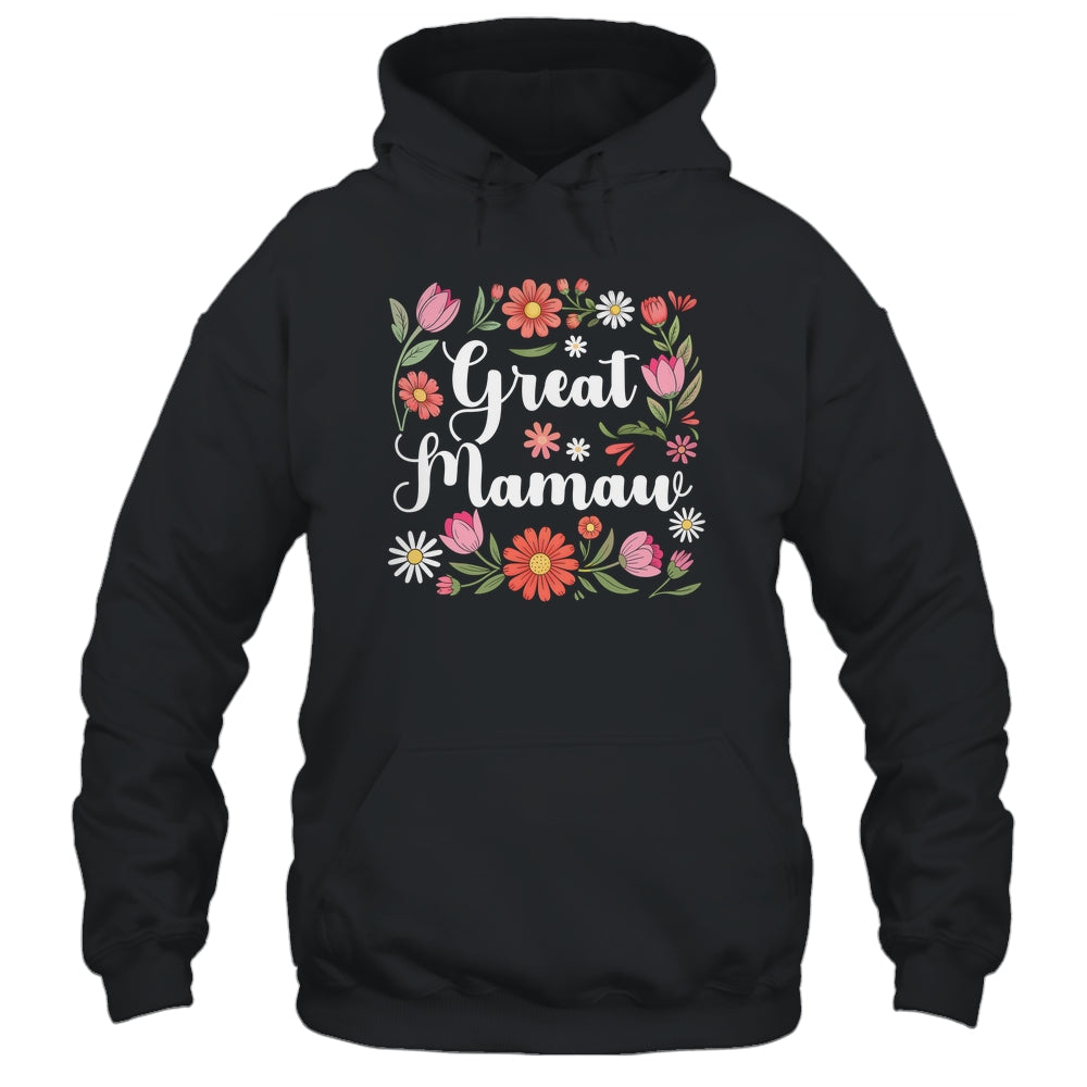 Great Mamaw Floral Wildflowers Mother's Day Mamaw Women Shirt & Tank Top | teecentury