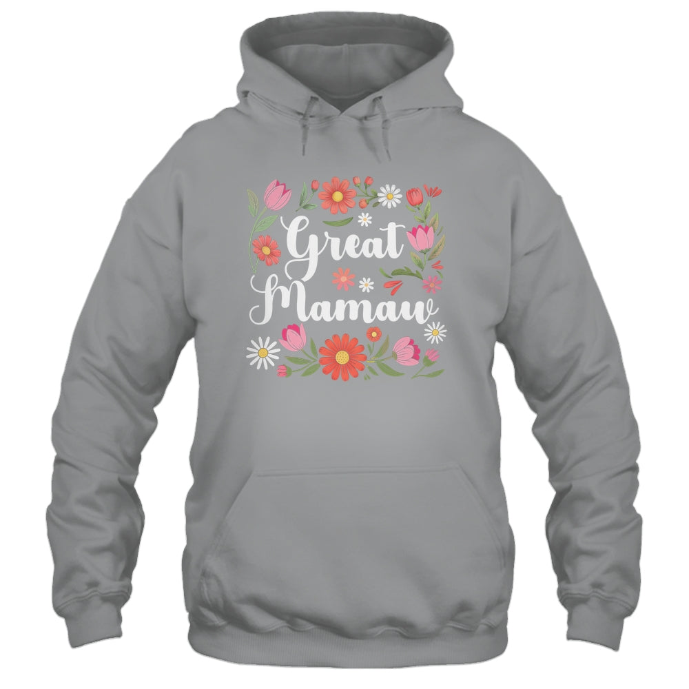 Great Mamaw Floral Wildflowers Mother's Day Mamaw Women Shirt & Tank Top | teecentury