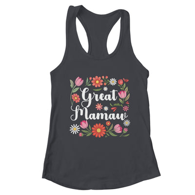 Great Mamaw Floral Wildflowers Mother's Day Mamaw Women Shirt & Tank Top | teecentury