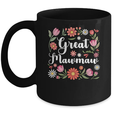 Great Mawmaw Floral Wildflowers Mother's Day Mawmaw Women Mug | teecentury