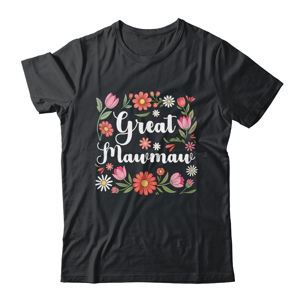 Great Mawmaw Floral Wildflowers Mother's Day Mawmaw Women Shirt & Tank Top | teecentury