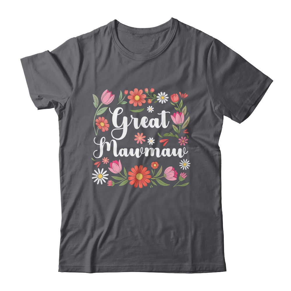 Great Mawmaw Floral Wildflowers Mother's Day Mawmaw Women Shirt & Tank Top | teecentury