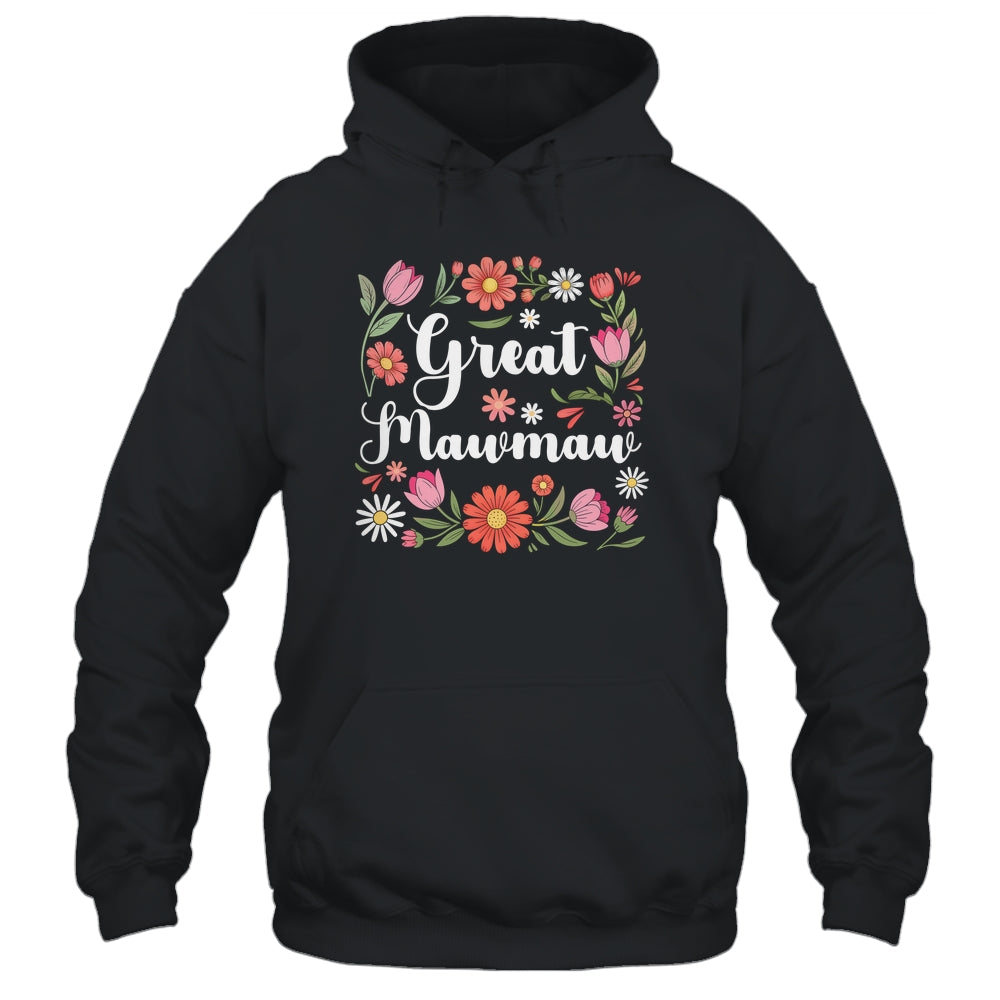 Great Mawmaw Floral Wildflowers Mother's Day Mawmaw Women Shirt & Tank Top | teecentury
