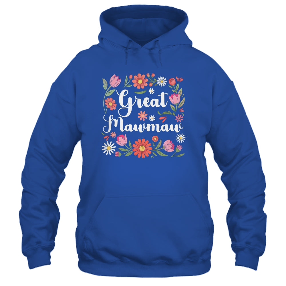 Great Mawmaw Floral Wildflowers Mother's Day Mawmaw Women Shirt & Tank Top | teecentury