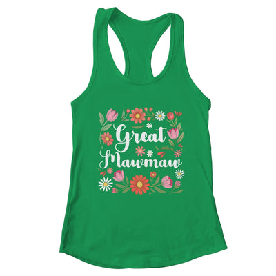 Great Mawmaw Floral Wildflowers Mother's Day Mawmaw Women Shirt & Tank Top | teecentury