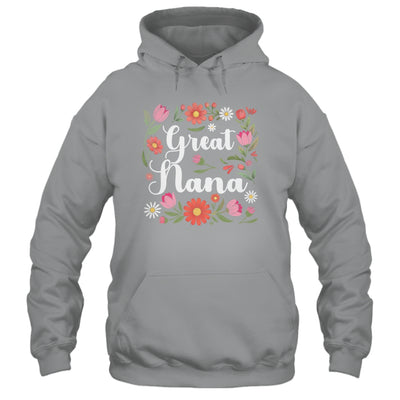 Great Nana Floral Wildflowers Mother's Day Nana Women Shirt & Tank Top | teecentury