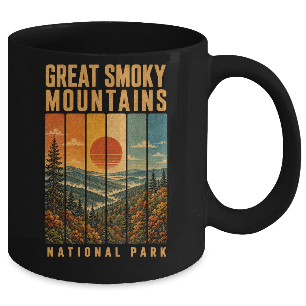 Great Smoky Mountains National Park Tennessee Usa Outdoor Vintage Hiking Mug | teecentury