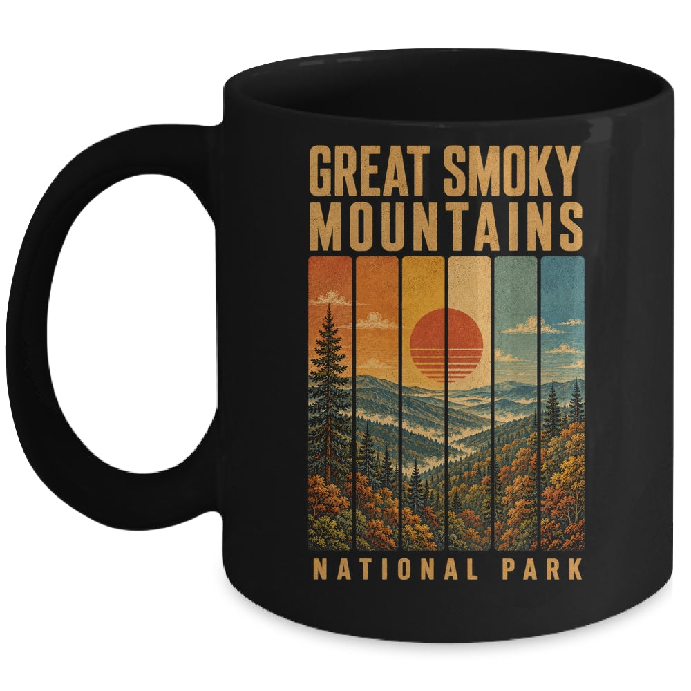 Great Smoky Mountains National Park Tennessee Usa Outdoor Vintage Hiking Mug | teecentury