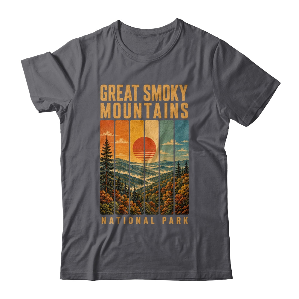 Great Smoky Mountains National Park Tennessee Usa Outdoor Vintage Hiking Shirt & Tank Top | teecentury