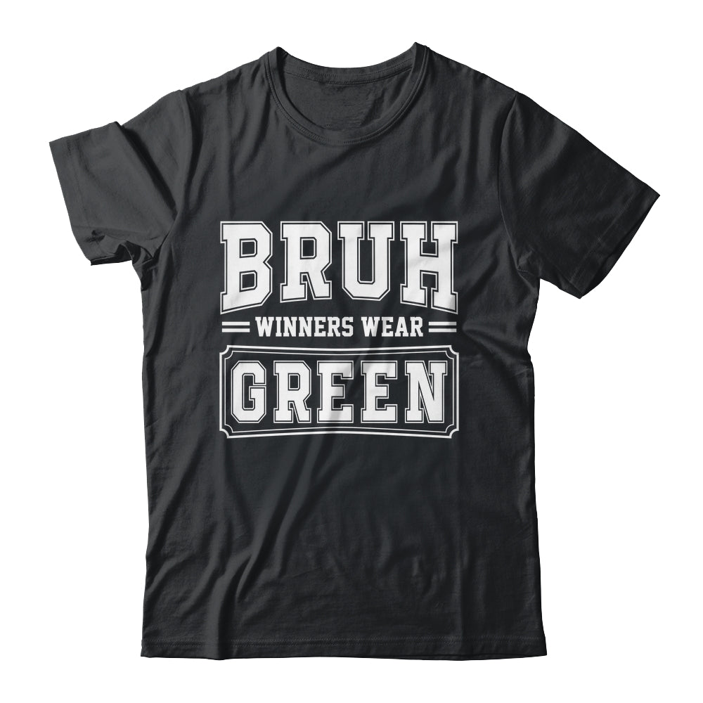 Green Field Day Team Spirit Bruh Winners Wear Green Shirt & Hoodie | teecentury