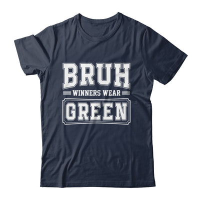 Green Field Day Team Spirit Bruh Winners Wear Green Shirt & Hoodie | teecentury