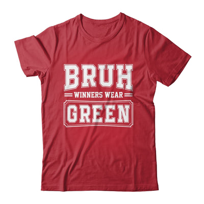 Green Field Day Team Spirit Bruh Winners Wear Green Shirt & Hoodie | teecentury
