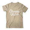 Groom Est 2024 Married Wedding Engagement Getting Ready Shirt & Hoodie | teecentury