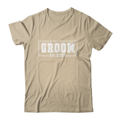 Groom Est 2025 Future Husband Bachelor Party Wedding Groom Shirt & Hoodie | teecentury