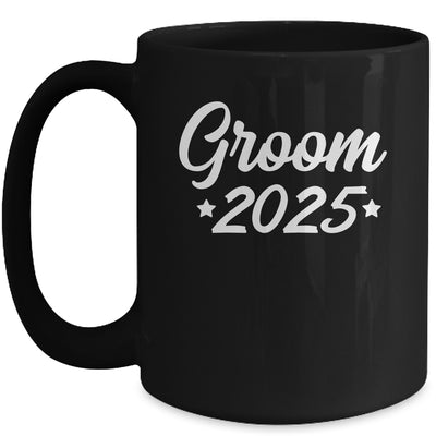 Groom Est 2025 Married Wedding Engagement Getting Ready Mug | teecentury