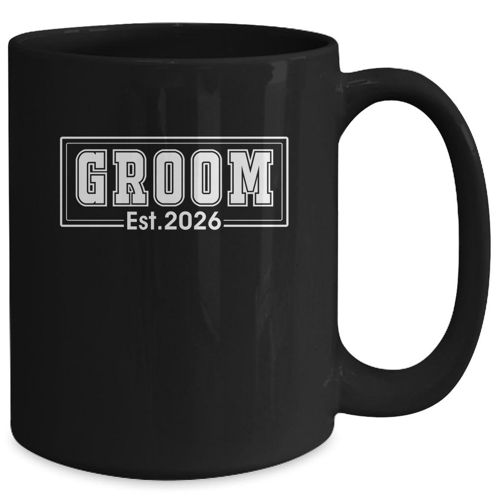 Groom Est 2026 Future Husband Bachelor Party Wedding Groom Mug | teecentury
