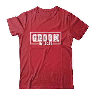 Groom Est 2026 Future Husband Bachelor Party Wedding Groom Shirt & Hoodie | teecentury