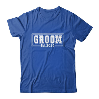 Groom Est 2026 Future Husband Bachelor Party Wedding Groom Shirt & Hoodie | teecentury