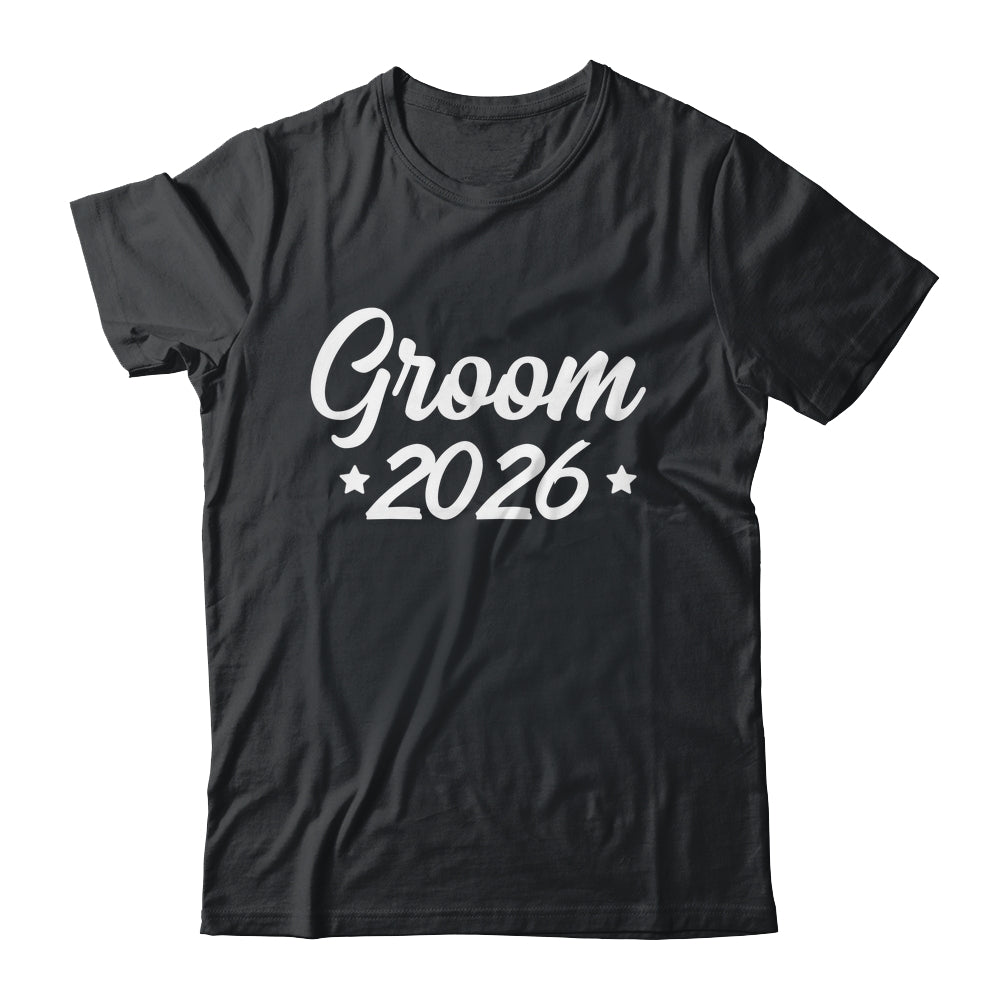 Groom Est 2026 Married Wedding Engagement Getting Ready Shirt & Hoodie | teecentury