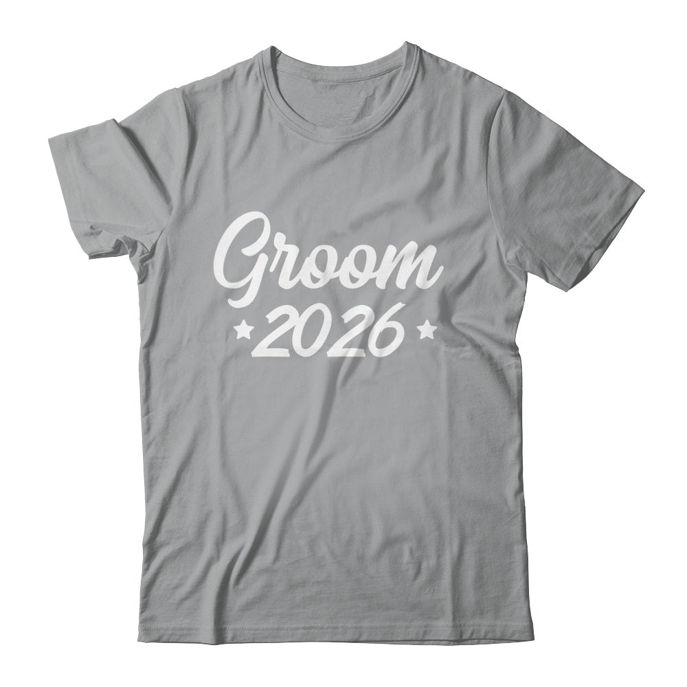 Groom Est 2026 Married Wedding Engagement Getting Ready Shirt & Hoodie | teecentury