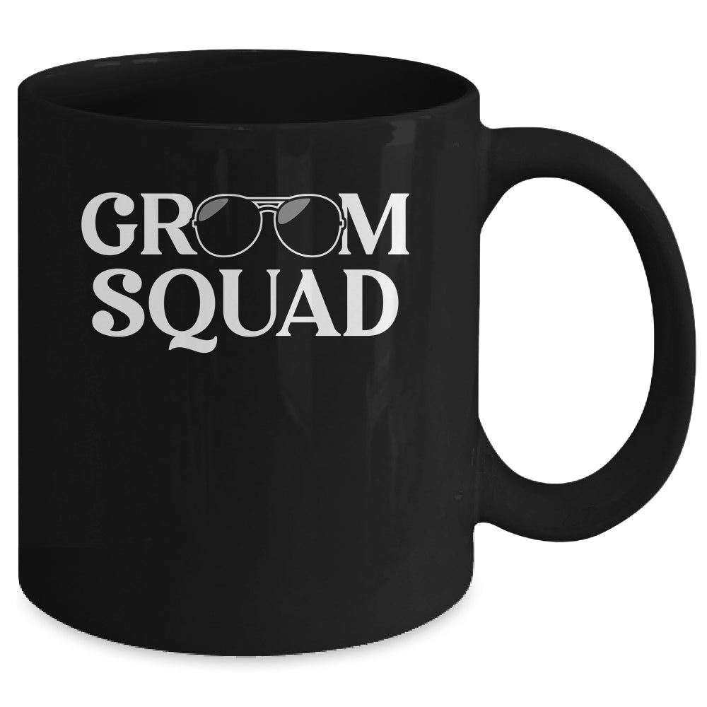 Groom Squad Sunglasses Wedding Bachelor Party Matching Mug | teecentury