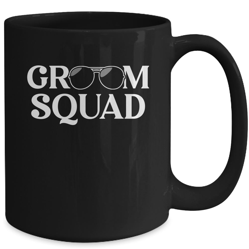Groom Squad Sunglasses Wedding Bachelor Party Matching Mug | teecentury