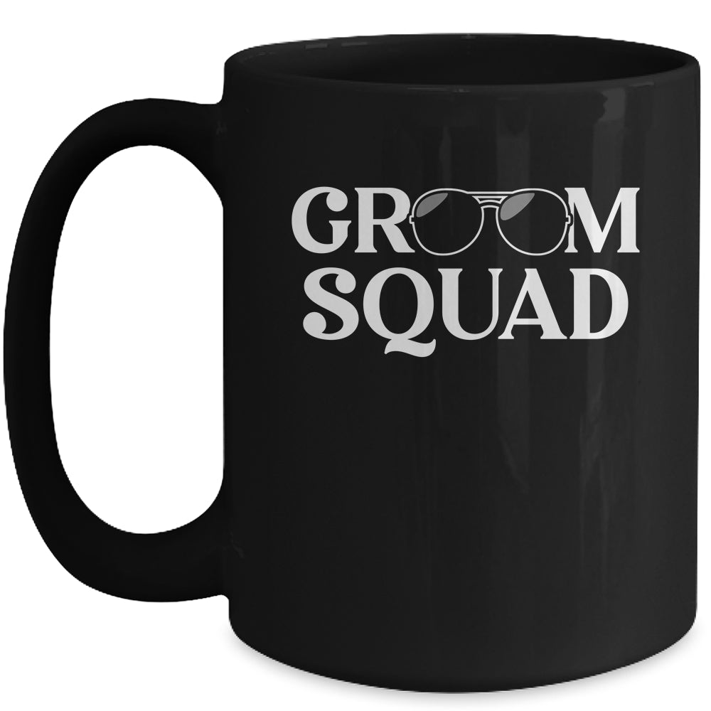Groom Squad Sunglasses Wedding Bachelor Party Matching Mug | teecentury